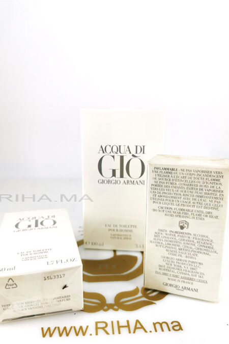 ACQUA DI GIO ARMANI PRIX MAROC