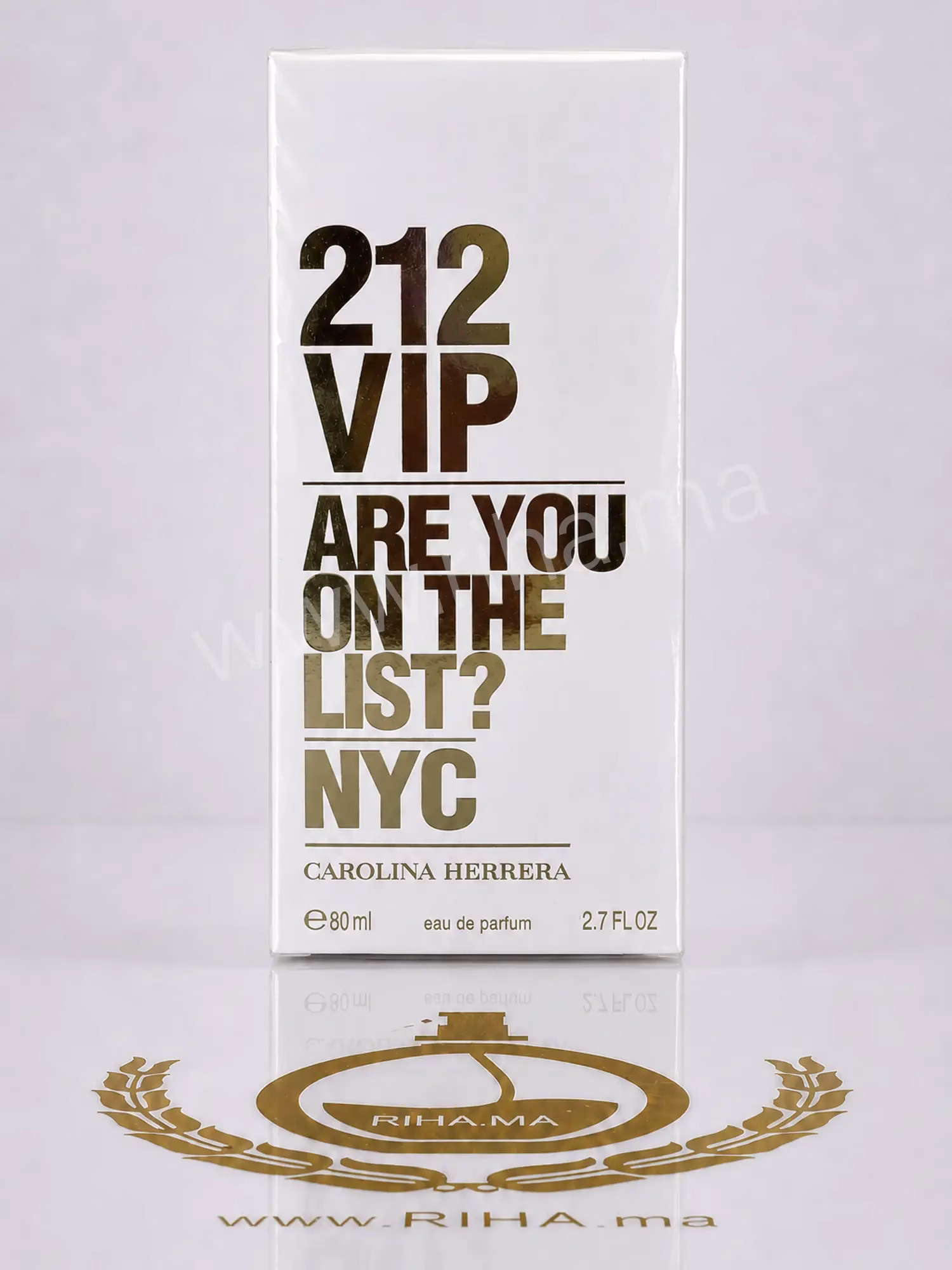Carolina Herrera 212 VIP Eau de Parfum 80ml pour femme prix Maroc