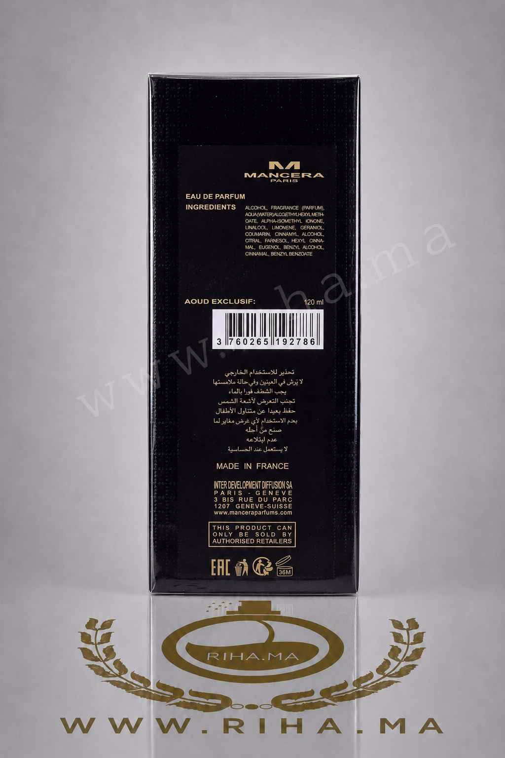 Mancera AOUD EXCLUSIF – MANCERA prix maroc