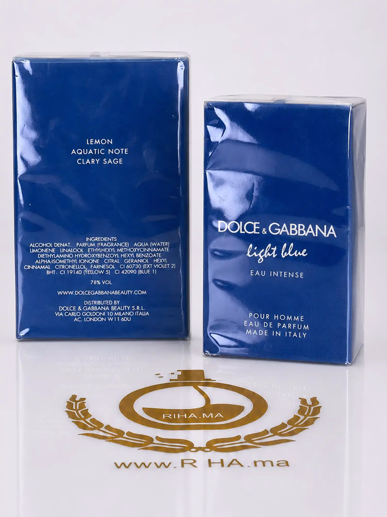 LIGHT BLUE EAU INTENSE - DOLCE & GABBANA prix maroc