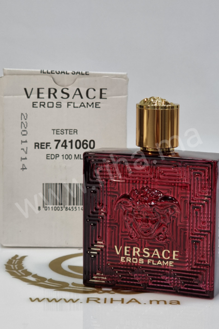TESTEUR PARFUM EROS FLAM DE VERSACE POUR HOMME EAU DE PARFUM