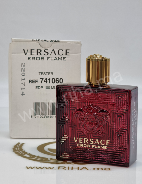 TESTEUR PARFUM EROS FLAM DE VERSACE POUR HOMME EAU DE PARFUM