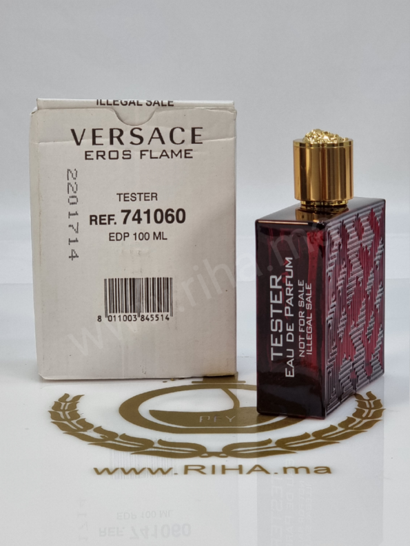 TESTEUR PARFUM EROS FLAM DE VERSACE POUR HOMME EAU DE PARFUM