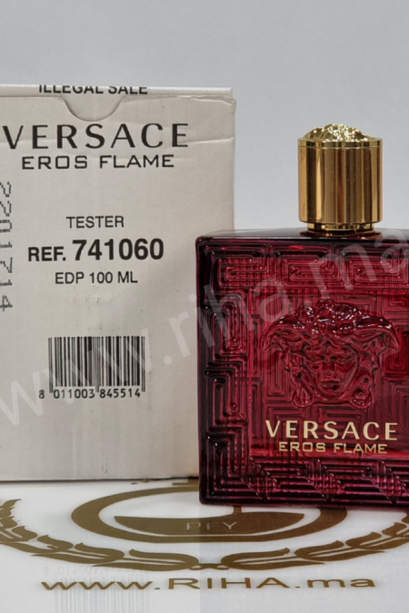 TESTEUR PARFUM EROS FLAM DE VERSACE POUR HOMME EAU DE PARFUM