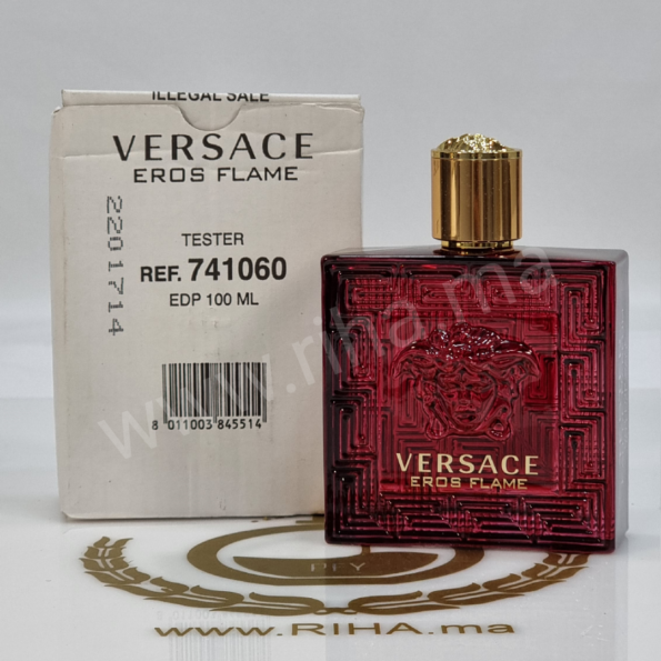 TESTEUR PARFUM EROS FLAM DE VERSACE POUR HOMME EAU DE PARFUM