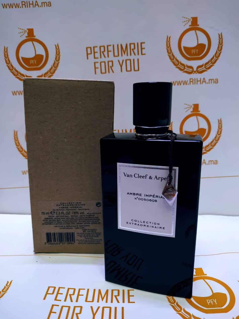 manager Kudde Groenten Testeur parfum ambre imperial van cleef & arpels edp P.h et F 75ml. - Riha  - vente de parfum original au Maroc
