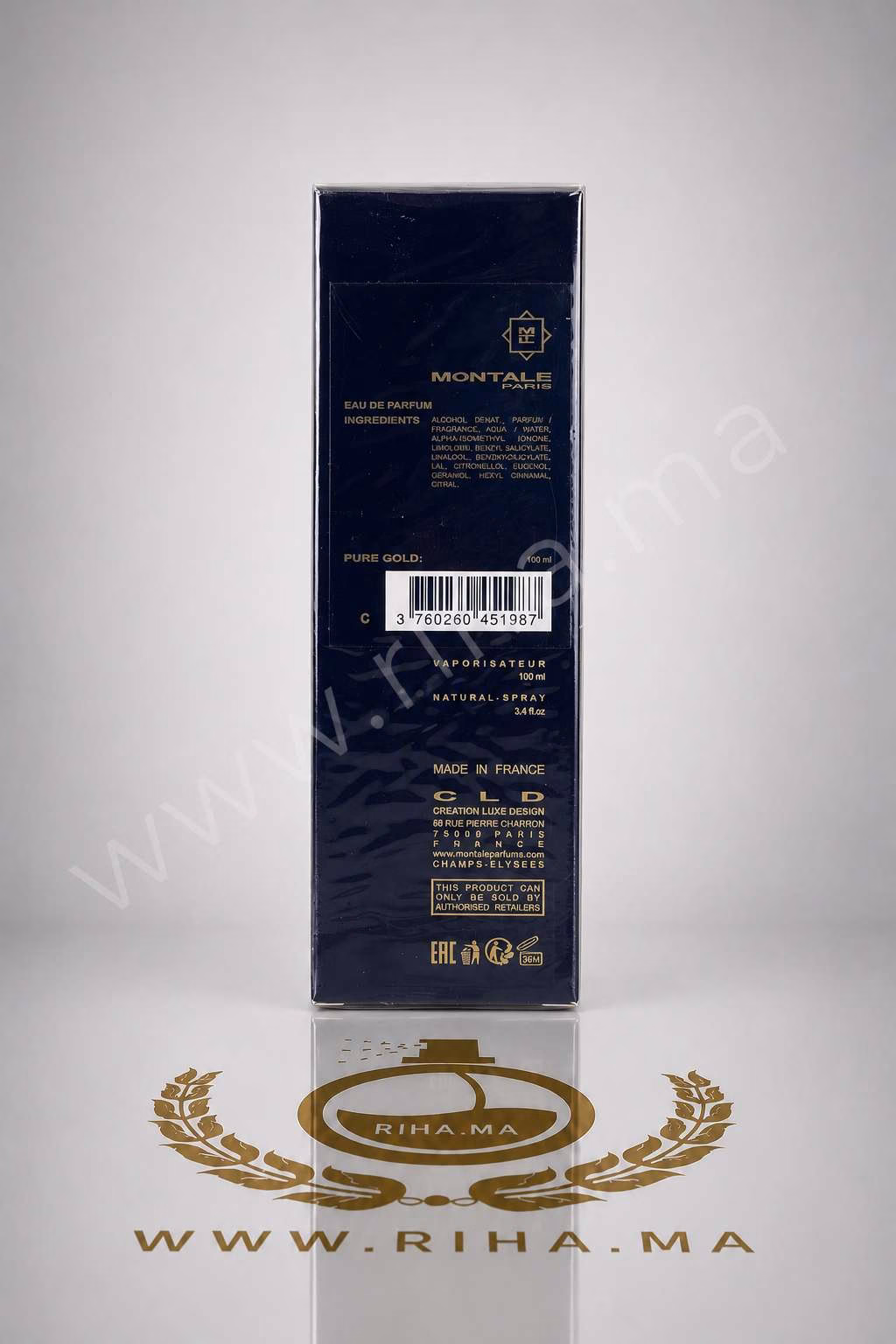 PURE GOLD - MONTALE prix maroc