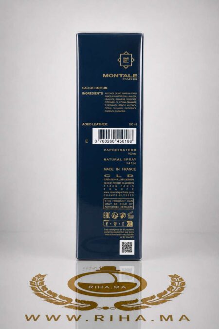 Montale Aoud Leather Eau de Parfum 100ML parfum cuir oud original Maroc