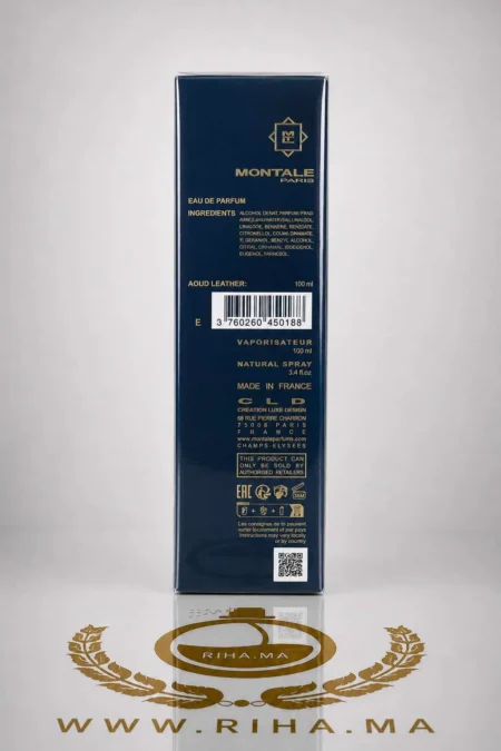 Montale Aoud Leather Eau de Parfum 100ML parfum cuir oud original Maroc
