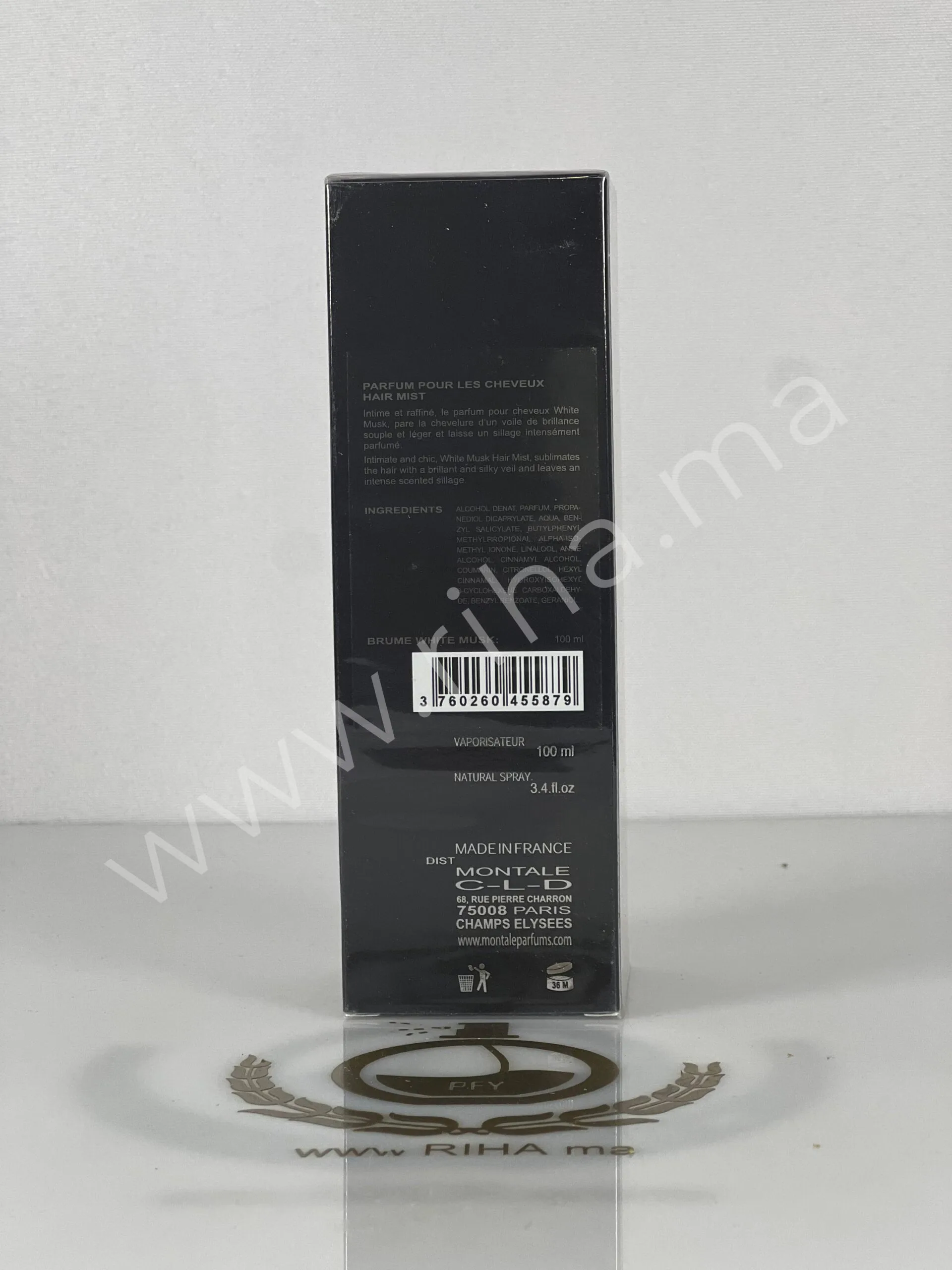 hair mist back PARFUM POUR LES CHEVEUX WHITE MUSK – MONTALE MONTALE - parfum Maroc
