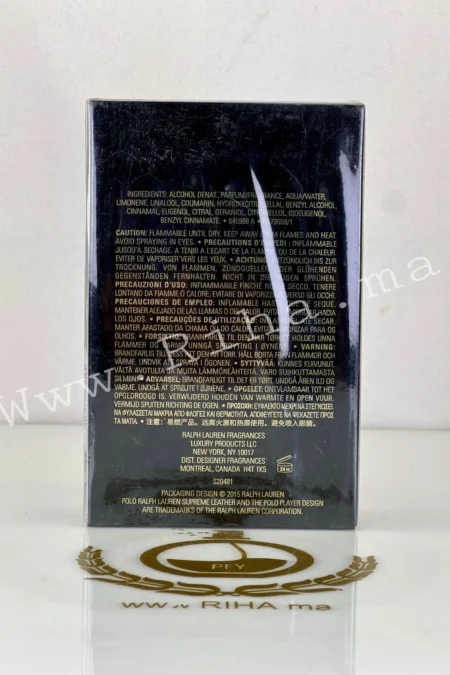 POLO SUPREME LEATHER – RALPH LAUREN Ralph Lauren - parfum Maroc
