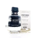 L'Interdit Eau de Parfum Intense de Givenchy 1 L’Interdit Eau de Parfum Intense de Givenchy est un parfum Floral Ambré pour femme. C’est un nouveau parfum. L’Interdit Eau de Parfum Intense a été lancée en 2020. L’Interdit Eau de Parfum Intense a été créée par Dominique Ropion, Anne Flipo et Fanny Bal. La note de tête est Poivre Noir; les notes de coeur sont Tubéreuse, Sésame et Fleur d’oranger; les notes de fond sont Vanille de Madagascar, Patchouli et Vétiver.