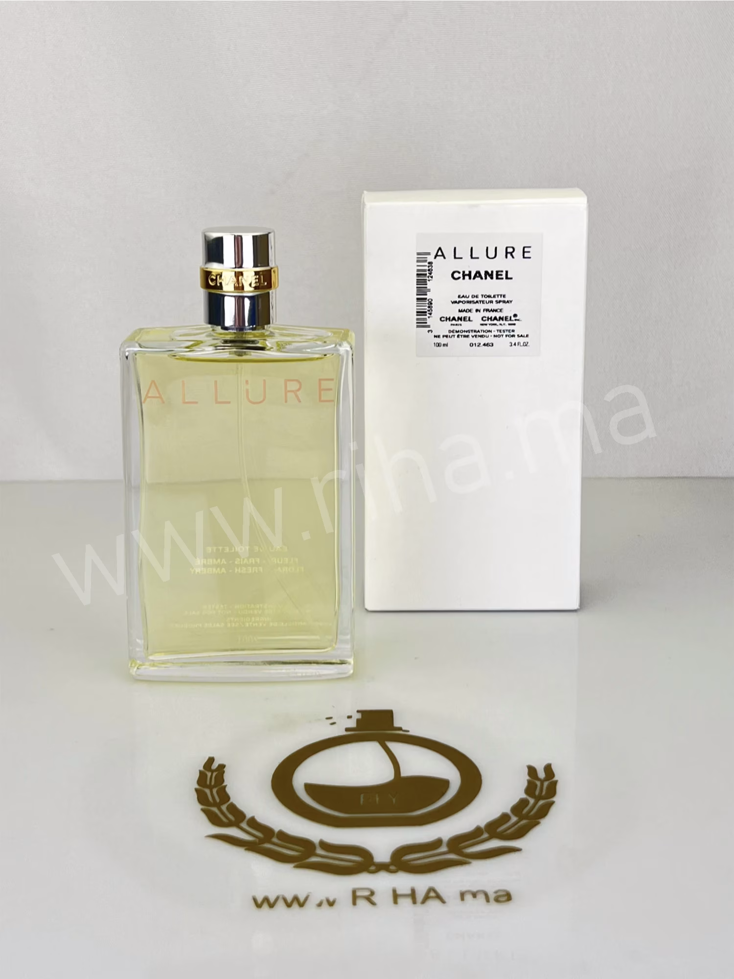 Tester Allure Chanel Eau de Toilette Pour Femme 100 ML Authentic