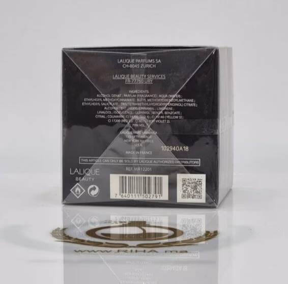 Encre Noire A L'Extreme - Lalique prix maroc