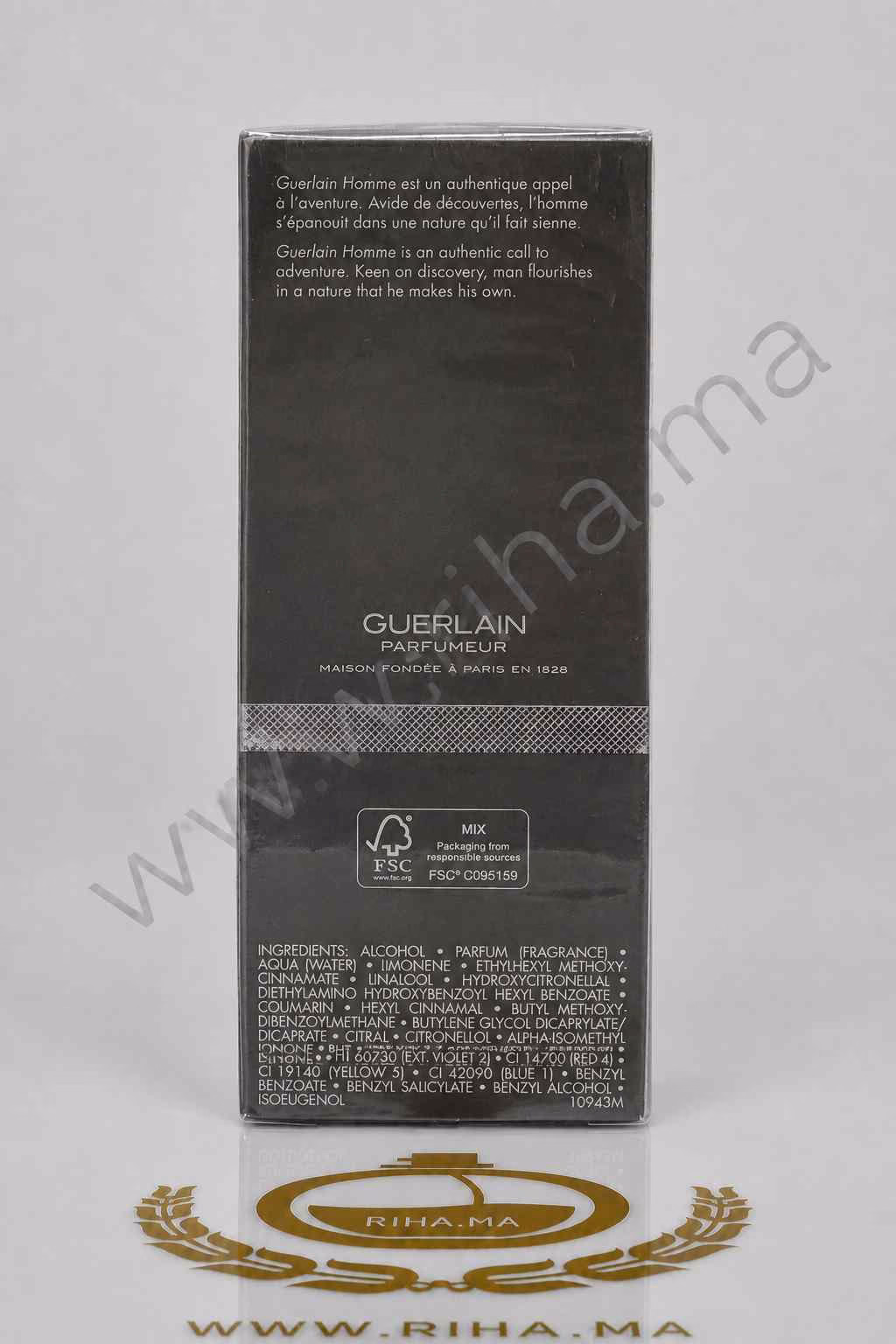 Guerlain Homme Eau de Parfum de Guerlain est un parfum Boisé Aromatique pour homme