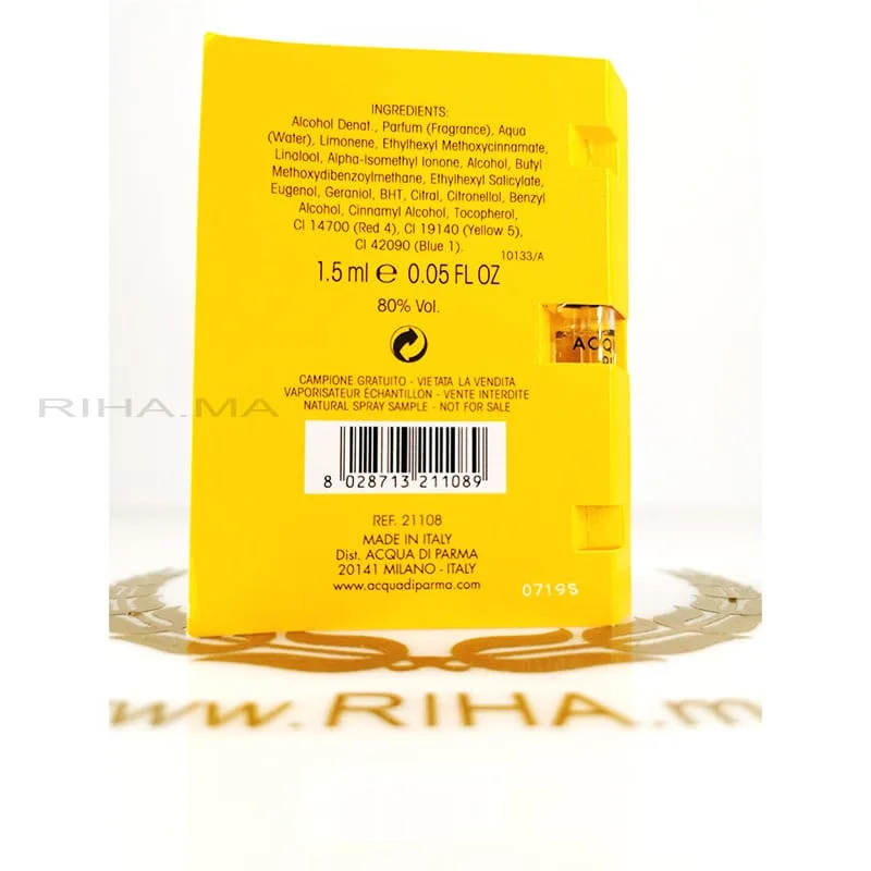 Echantillons miniature Gelsomino Nobile Acqua di Parma