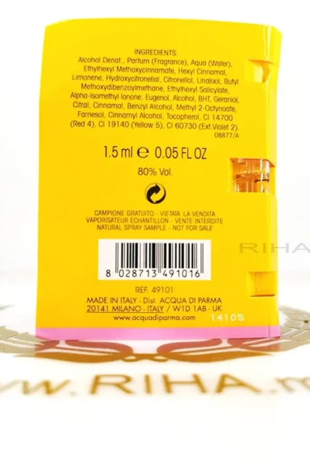 Echantillons miniature Rosa Nobile-Acqua di Parma Acqua di parma - parfum Maroc