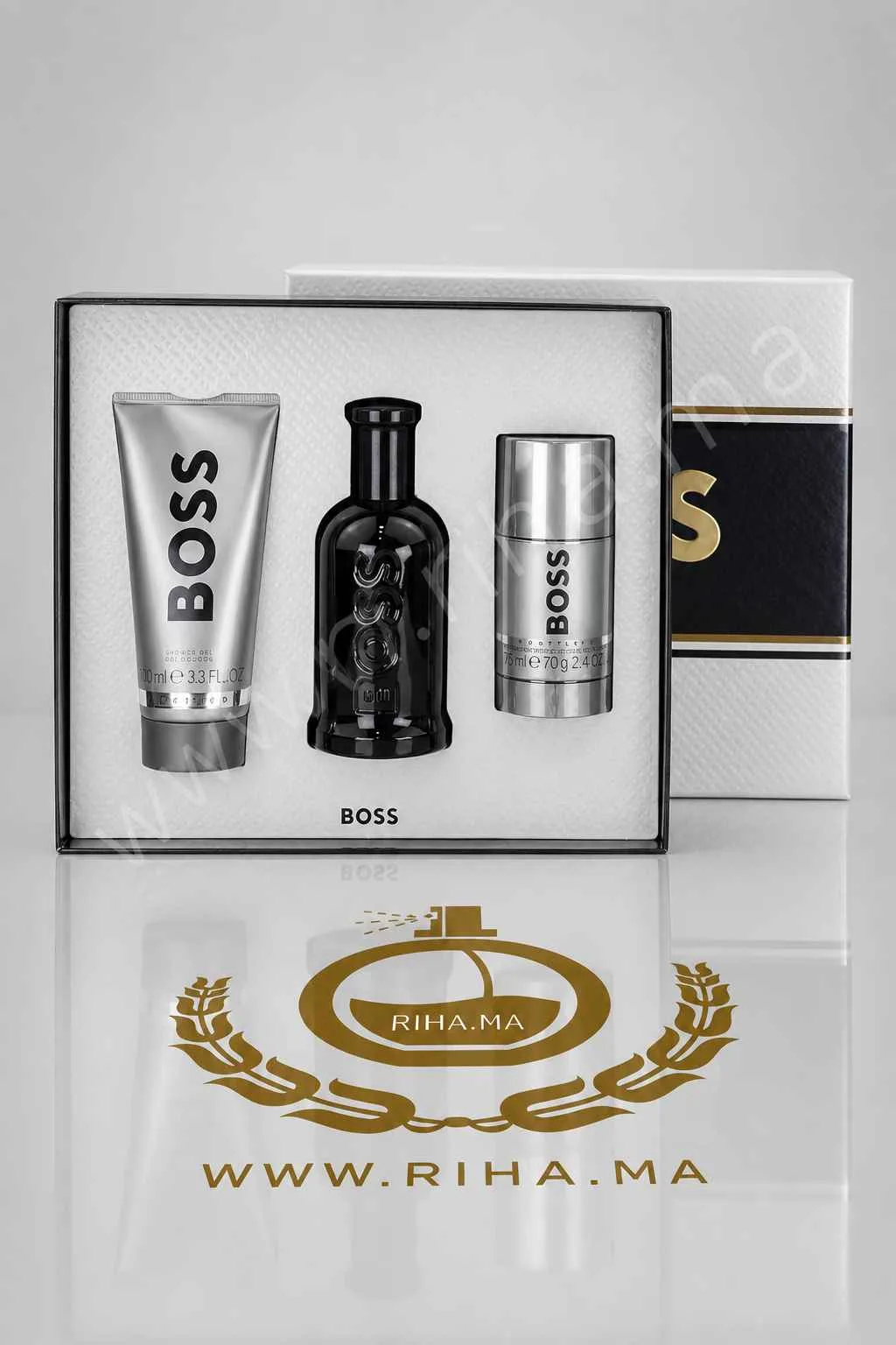 Coffret Boss Bottled Parfum Hugo Boss Pour Homme 100 ML Authentic