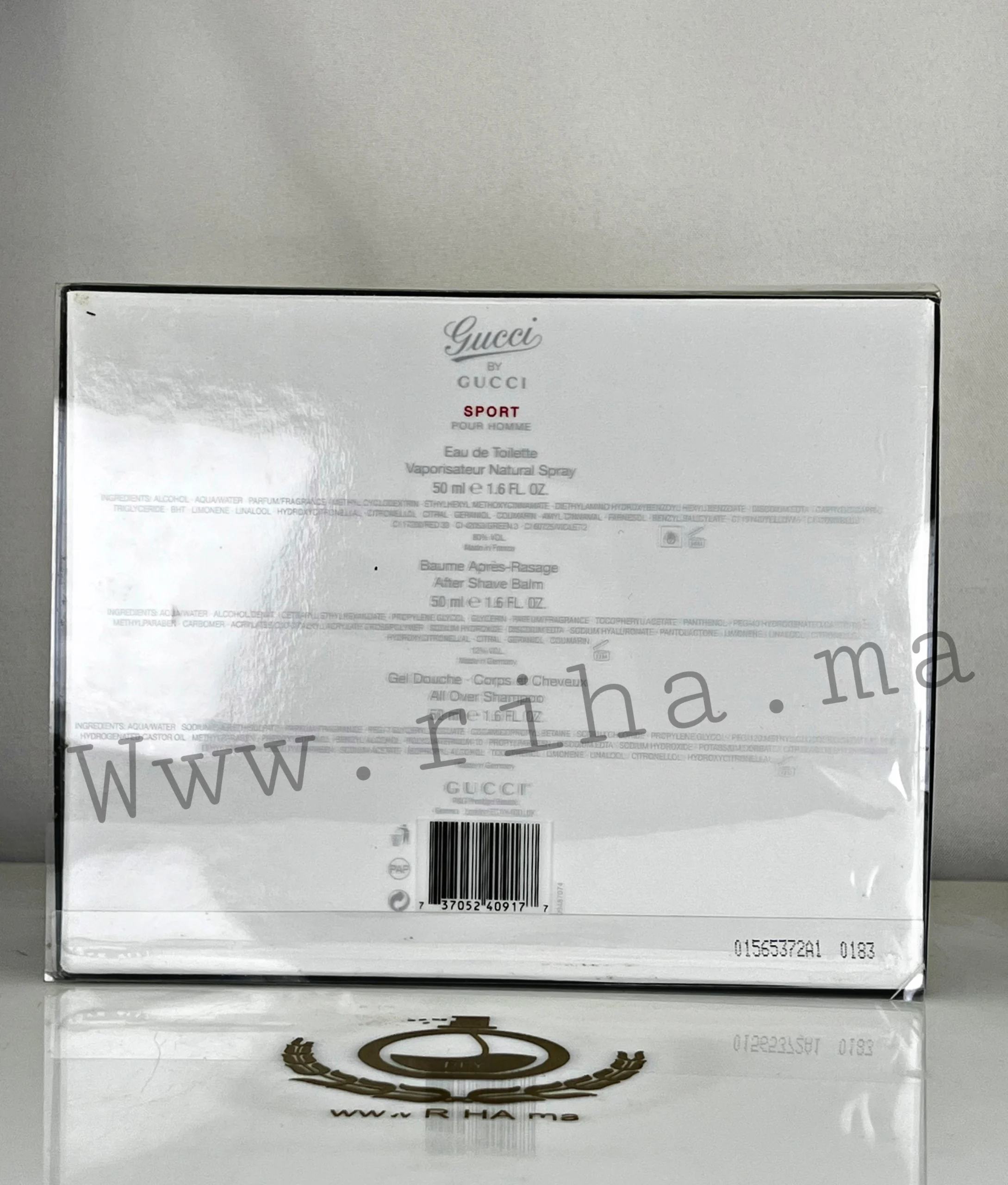 Coffret Gucci by Gucci Sport-Gucci Eau De De Toillette Pour Homme 50ML (3) Coffret Gucci by Gucci Sport-Gucci Eau De De Toillette Pour Homme 50ML