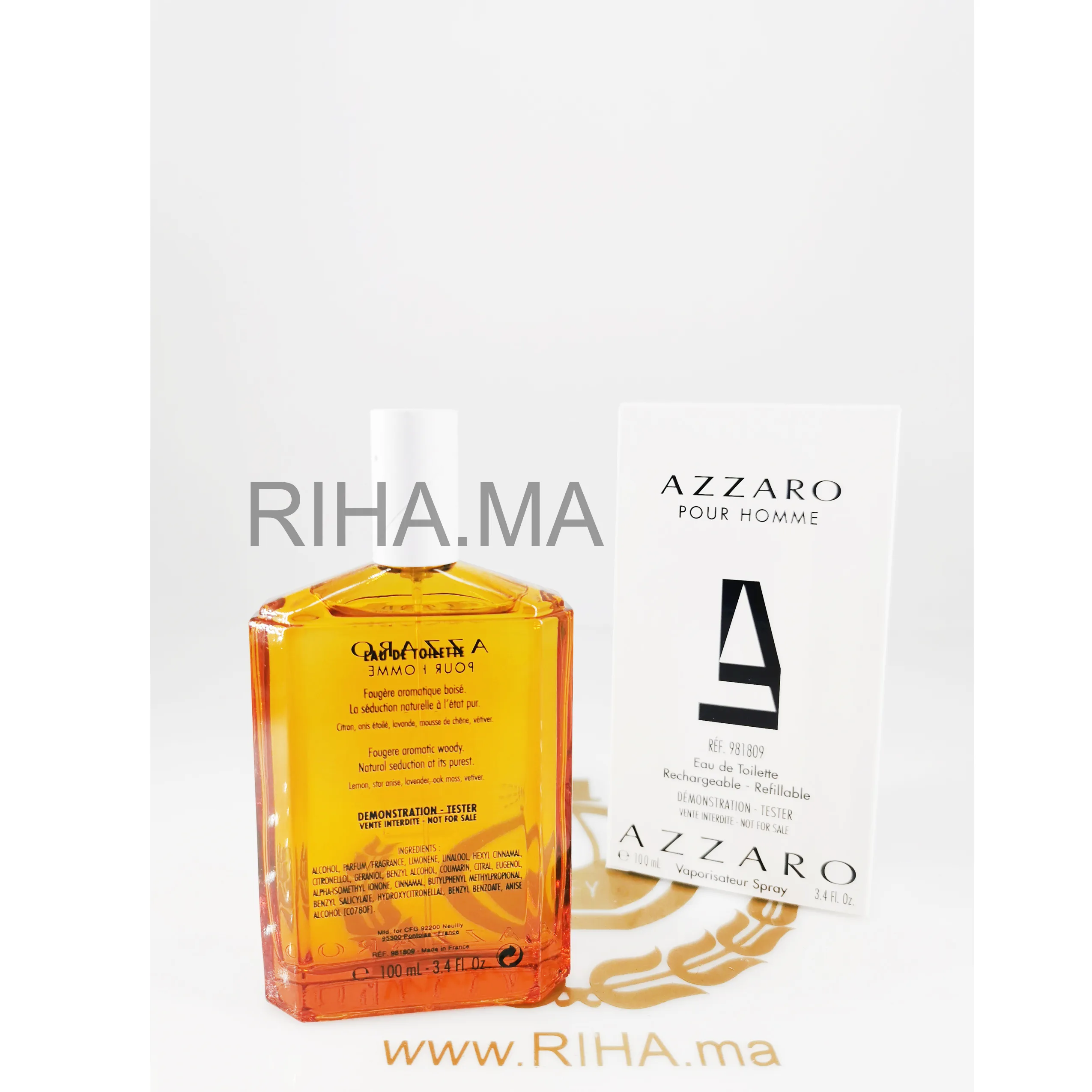 Azzaro eau de toilette homme riha.ma