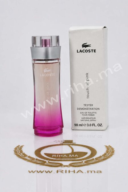 lacoste touche pink tester