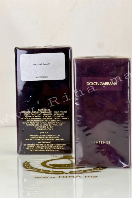 Dolce&Gabbana Pour Femme Intense prix maroc