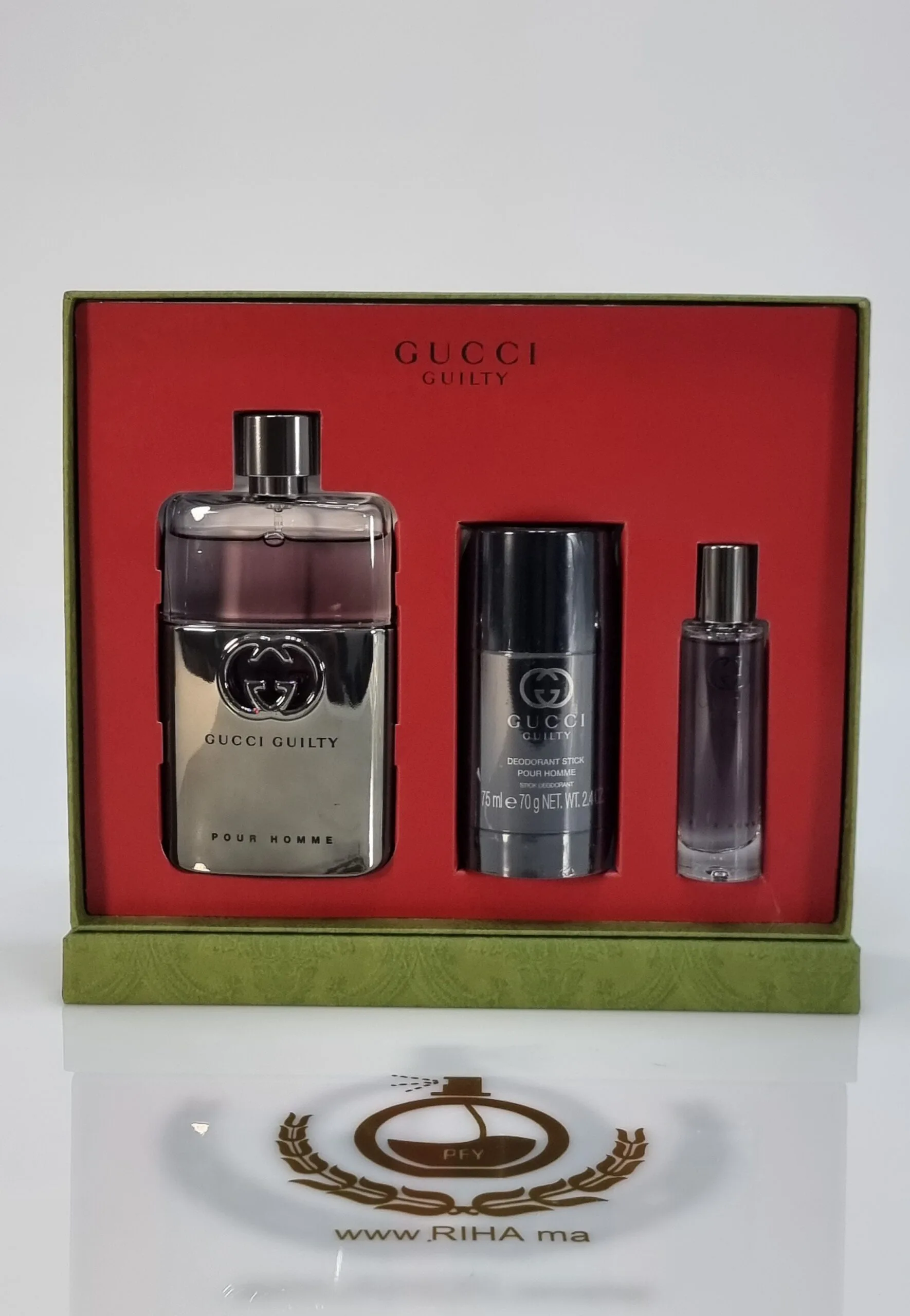 gucci guilty 100ml prix maroc Coffret Cadeau Guilty Pour Homme Gucci-GUCCI GUCCI - parfum Maroc