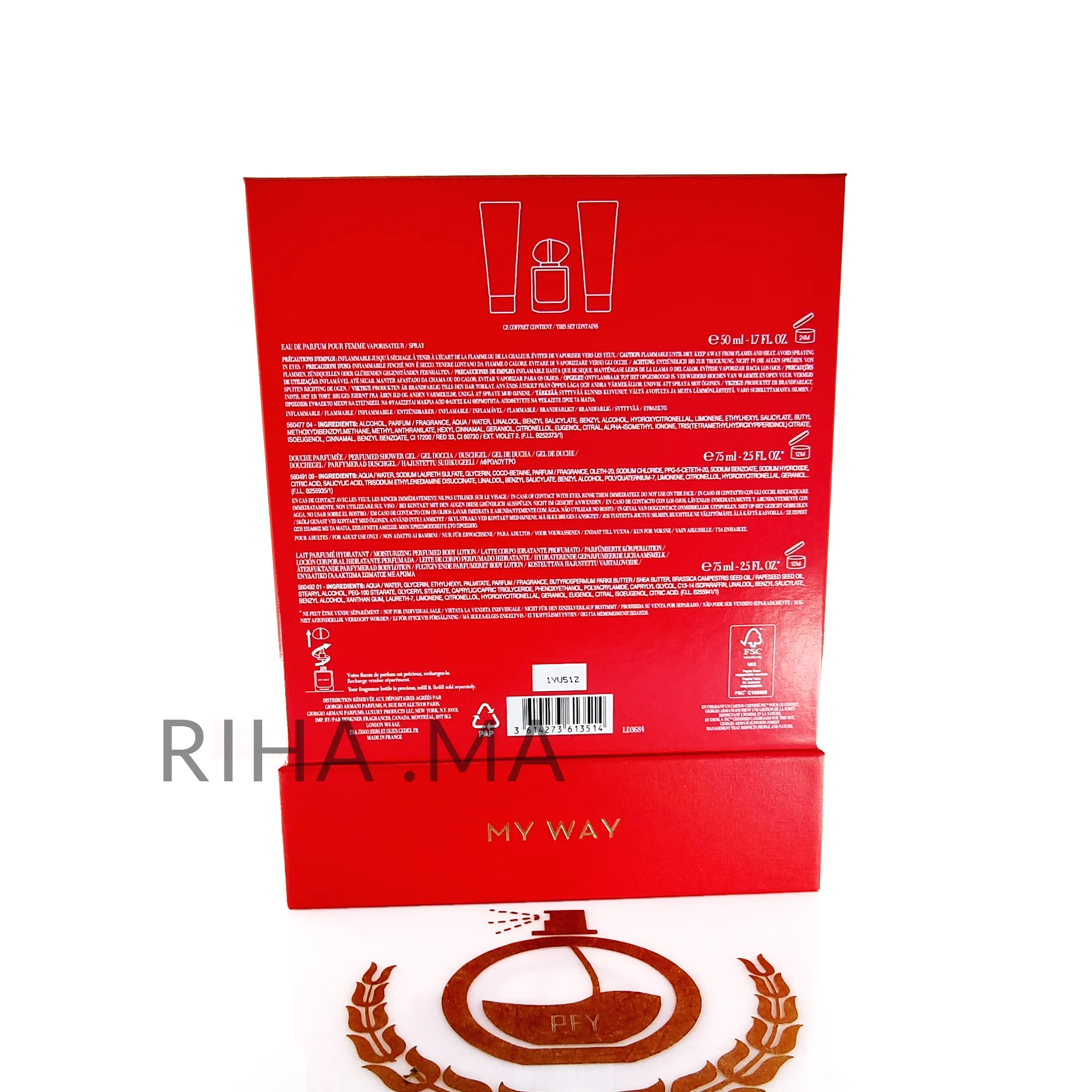 www Coffret Cadeau My Way Giorgio Armani-GIORGIO ARMANI Giorgio Armani - parfum Maroc