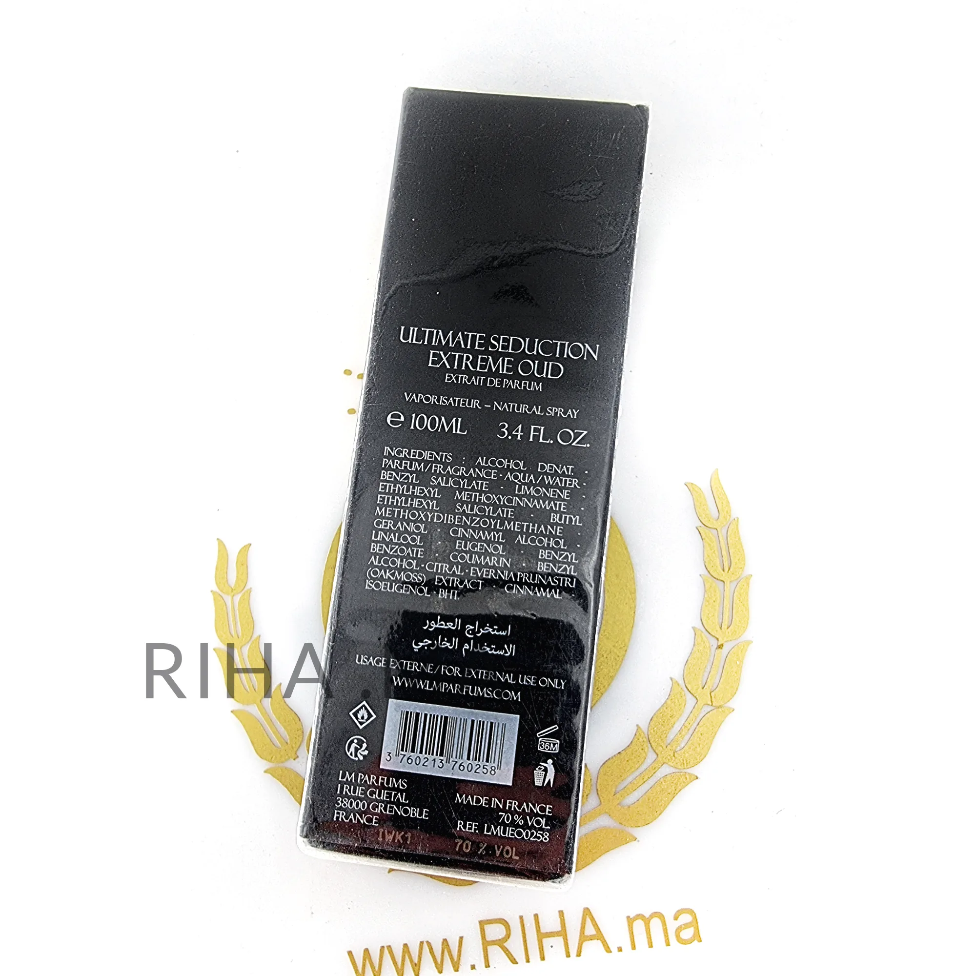 Ultimate Seduction Extreme Oud Laurent Mazzone-LAURENT MAZZONE Laurent Mazzone - parfum Maroc