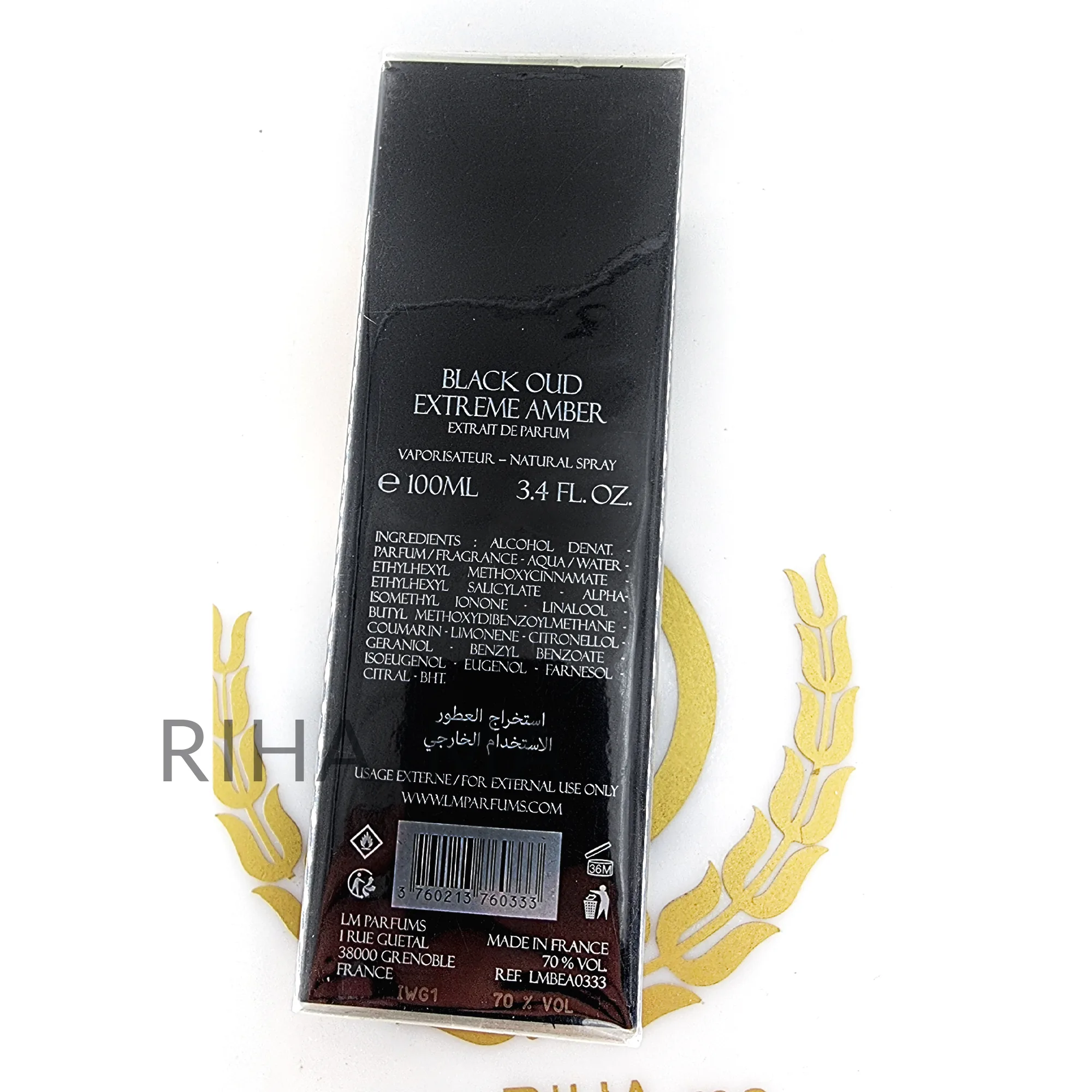 blach2 Black Oud Extreme Amber Laurent Mazzone-LAURENT MAZZONE Laurent Mazzone - parfum Maroc