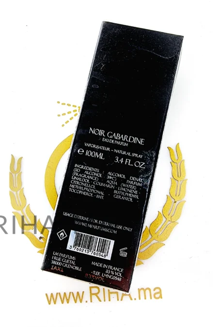 Noir Gabardine Laurent Mazzone-LAURENT MAZZONE Laurent Mazzone - parfum Maroc
