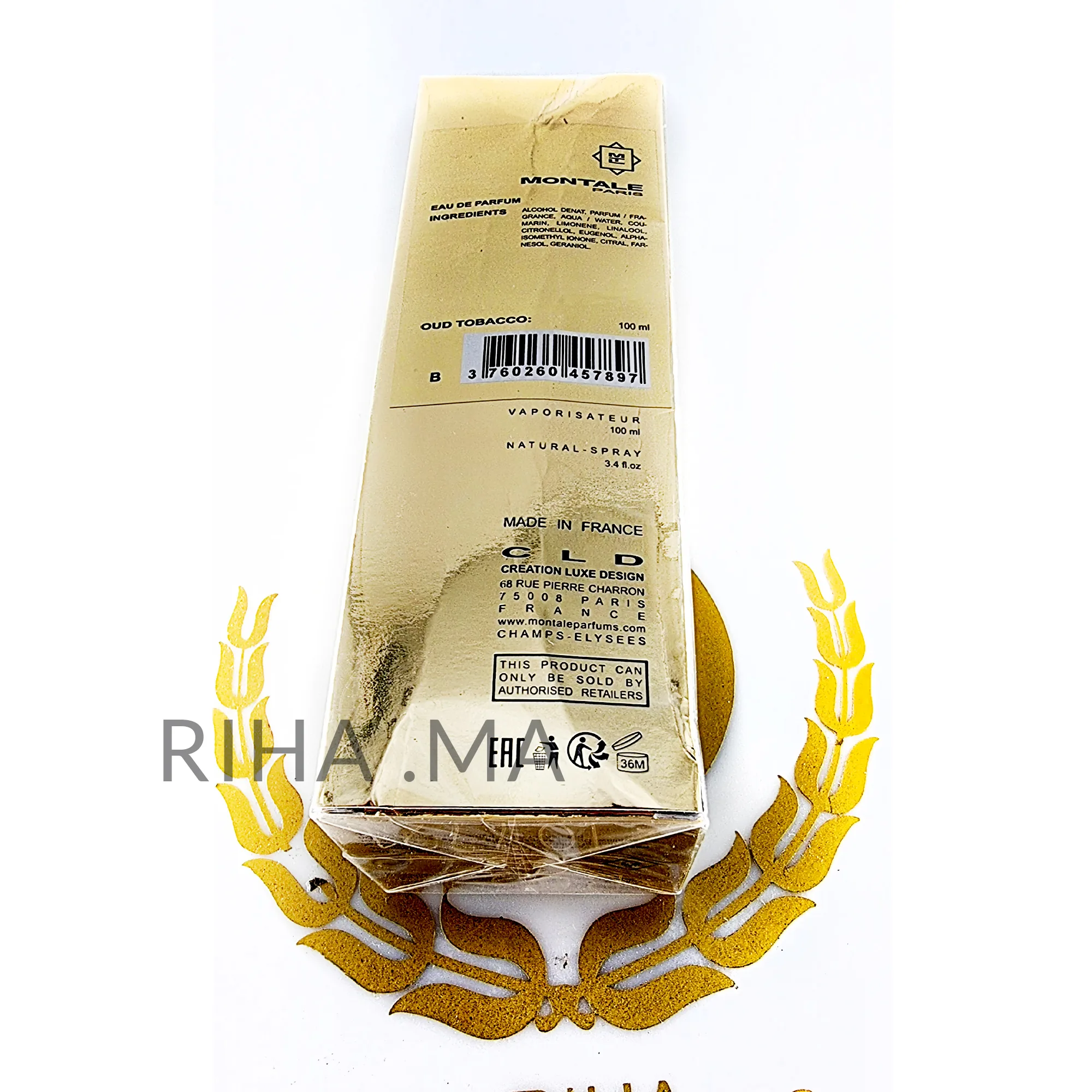 xx Oud Tobacco Montale pour homme et femme MONTALE - parfum Maroc