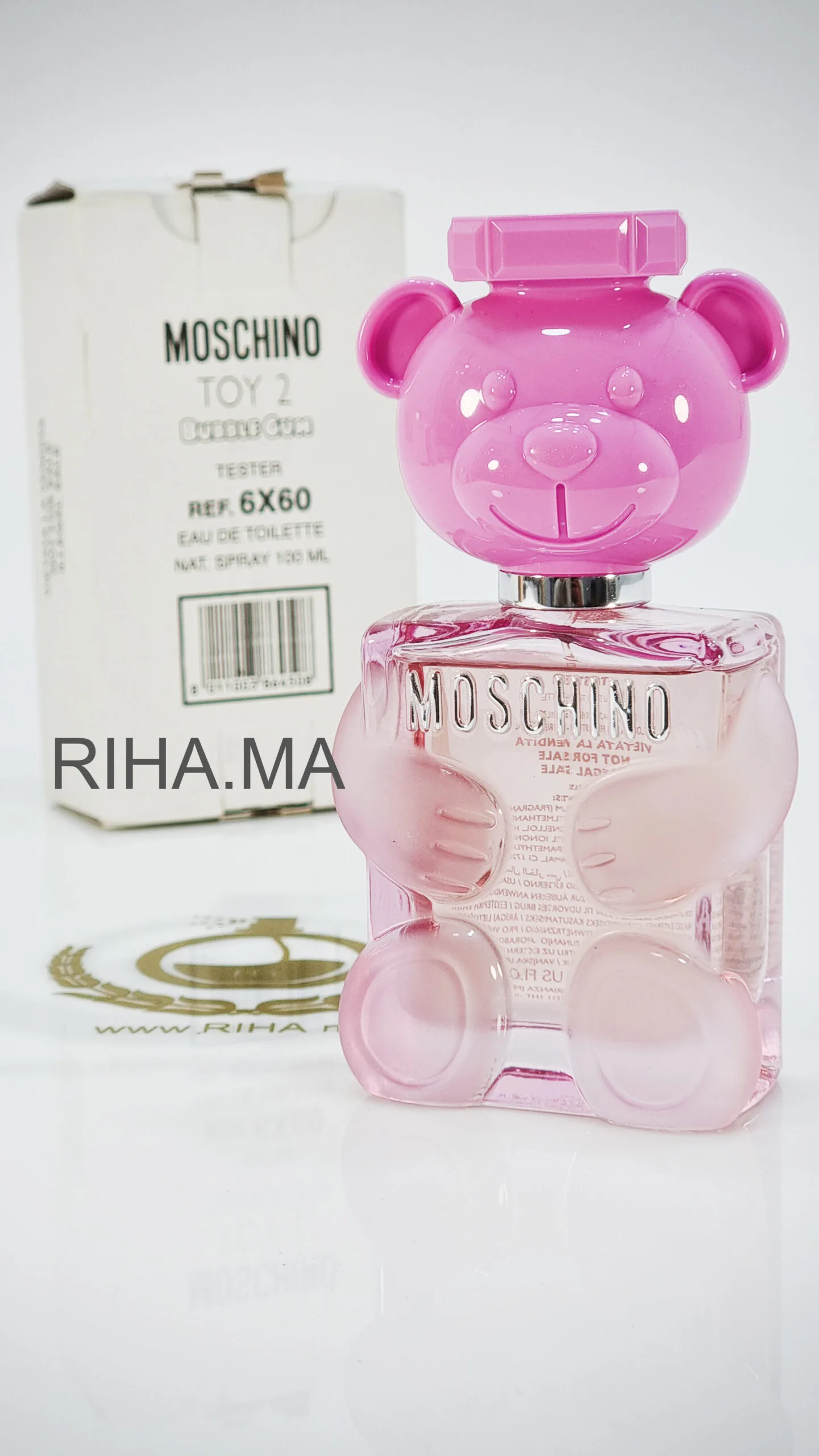 TESTEUR TOY 2 BUBBLE GUM MOSCHINO 100ML POUR FEMME EAU DE TOILETTE Moschino - parfum Maroc