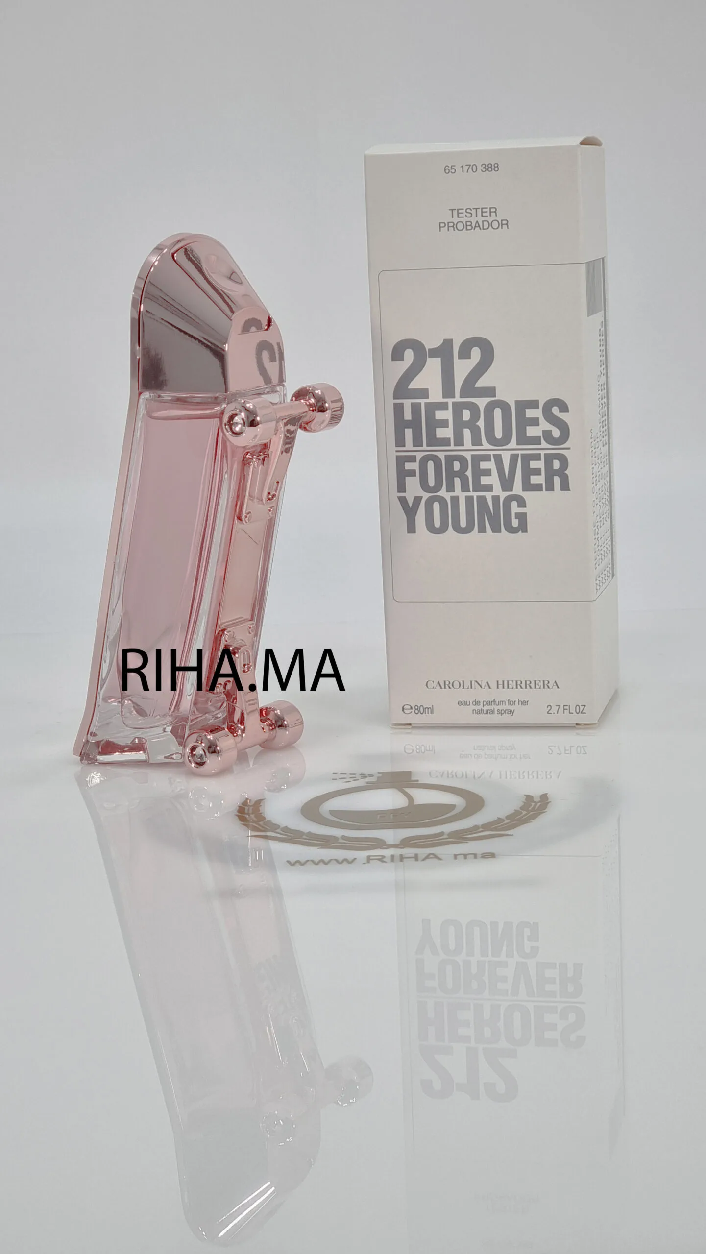212 HEROES FOREVER YOUNG DE CAROLINA HERRERA EAU DE PARFUM 80ML Carolina Herrera - parfum Maroc
