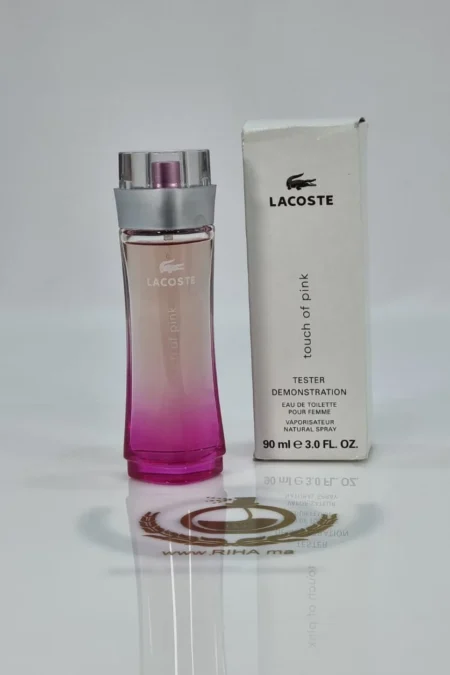 lacoste touche pink tester