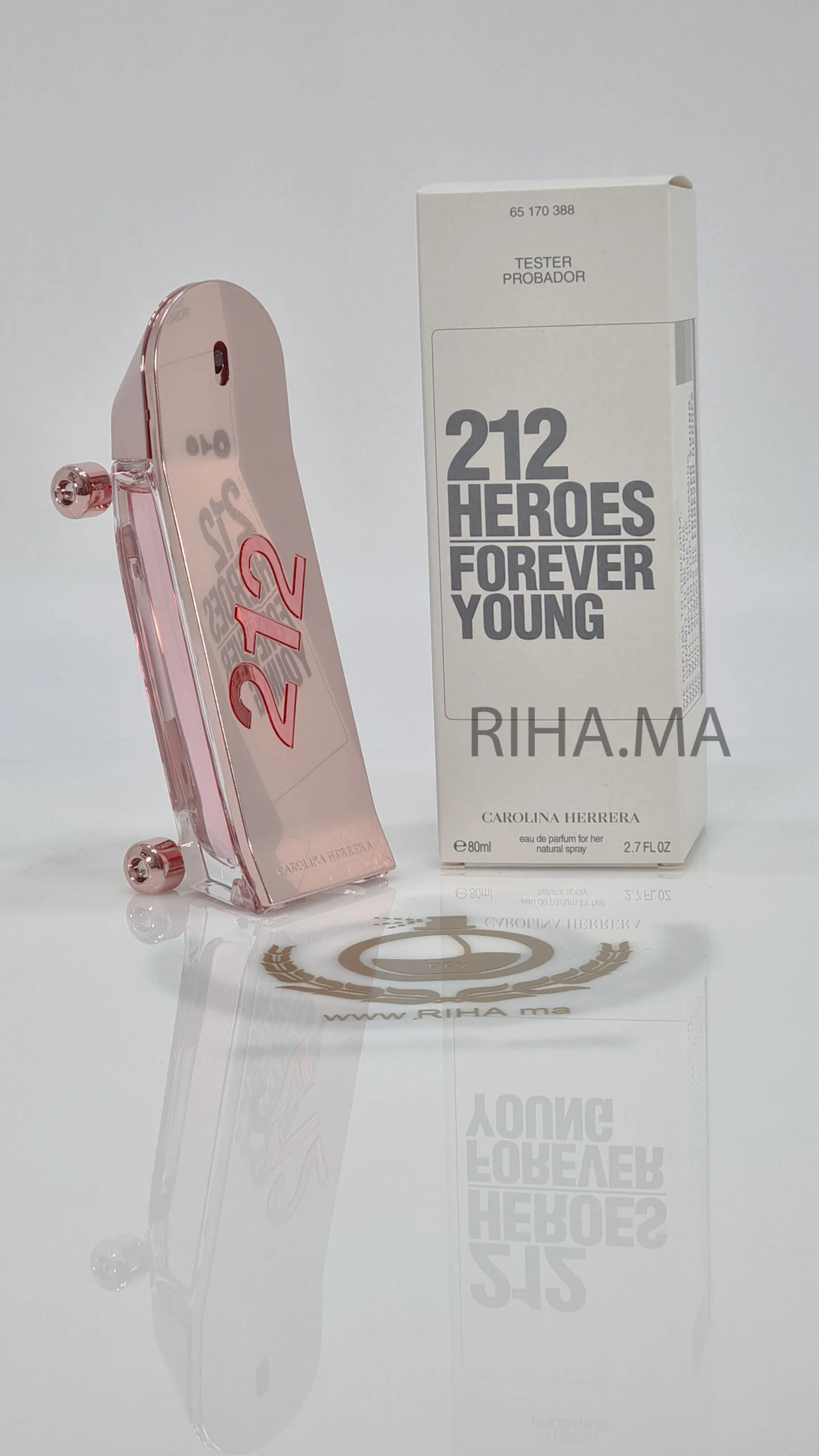 212 HEROES FOREVER YOUNG DE CAROLINA HERRERA EAU DE PARFUM 80ML Carolina Herrera - parfum Maroc