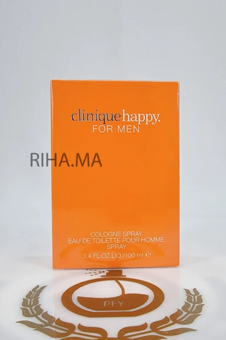 CLINIQUE HAPPY EAU DE TOILETTE FOR MEN -100ml - parfum Maroc