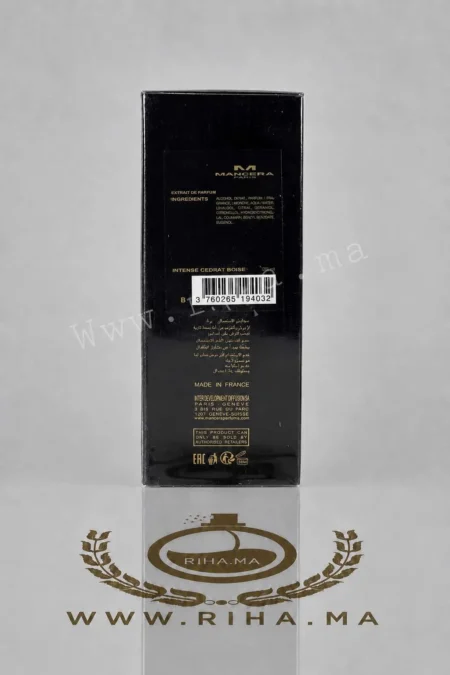 Cedrat Boise Intense Extrait De Parfum Mancera pour homme-120ml