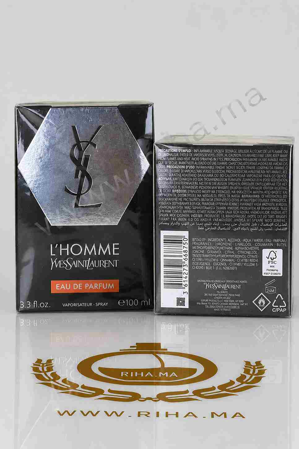 L'Homme Yves Saint Laurent eau de parfum pour homme prix maroc L'Homme Yves Saint Laurent eau de parfum pour homme prix maroc