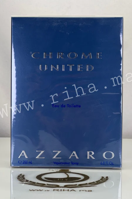 Chrome United Azzaro eau de toilette pour homme prix maroc