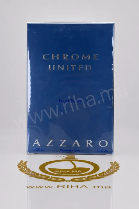 Chrome United Azzaro Eau de Toilette 200ml pour homme prix Maroc
