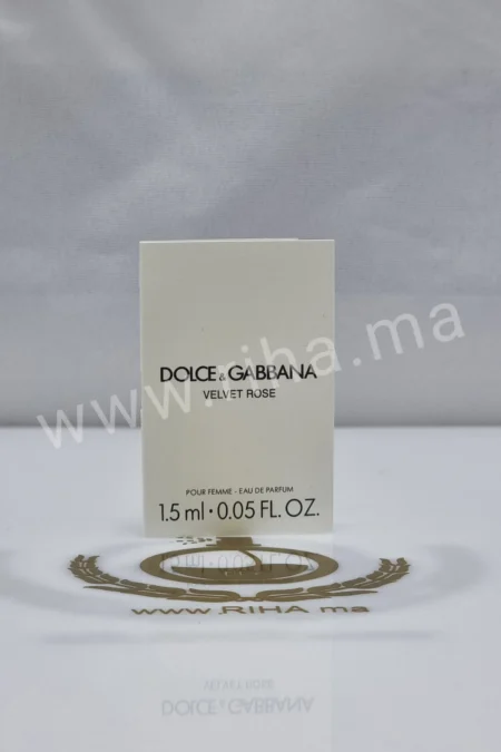Échantillons Parfum prive Dolce&Gabbana Velvet Rose Eau de parfum 1.5ml DOLCE&GABBANA - parfum Maroc