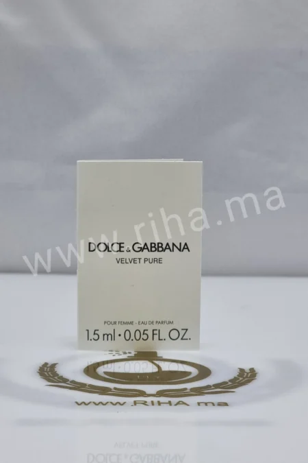 Échantillons Parfum prive Dolce&Gabbana Velvet Pure Eau de parfum 1.5ml DOLCE&GABBANA - parfum Maroc