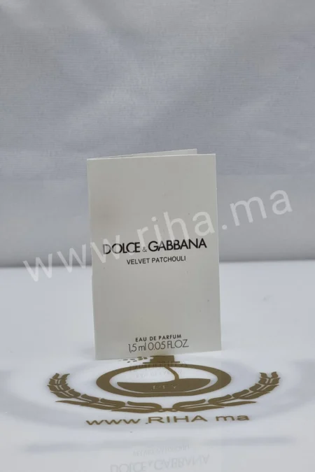 Échantillons Parfum prive Dolce&Gabbana Velvet Patchouli Eau de parfum 1.5ml DOLCE&GABBANA - parfum Maroc