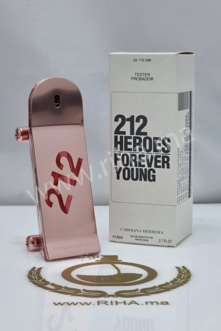 Tester 212 Heroes Forever Young Carolina Herrera Eau de Parfum 80ml Carolina Herrera - parfum Maroc