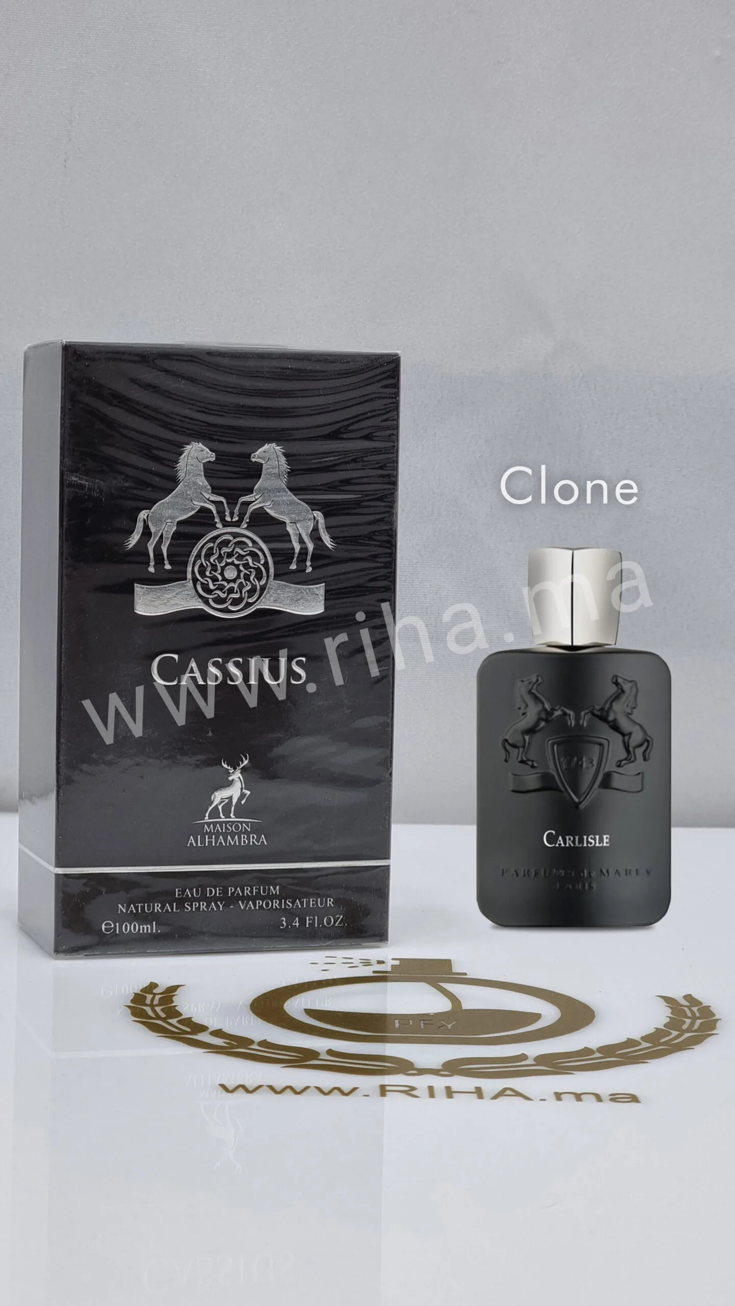 Cassius Cassius de MAISON ALHAMBRA eau de parfum 100ml – Carlisle de marly Clone Parfums de Marly - parfum Maroc