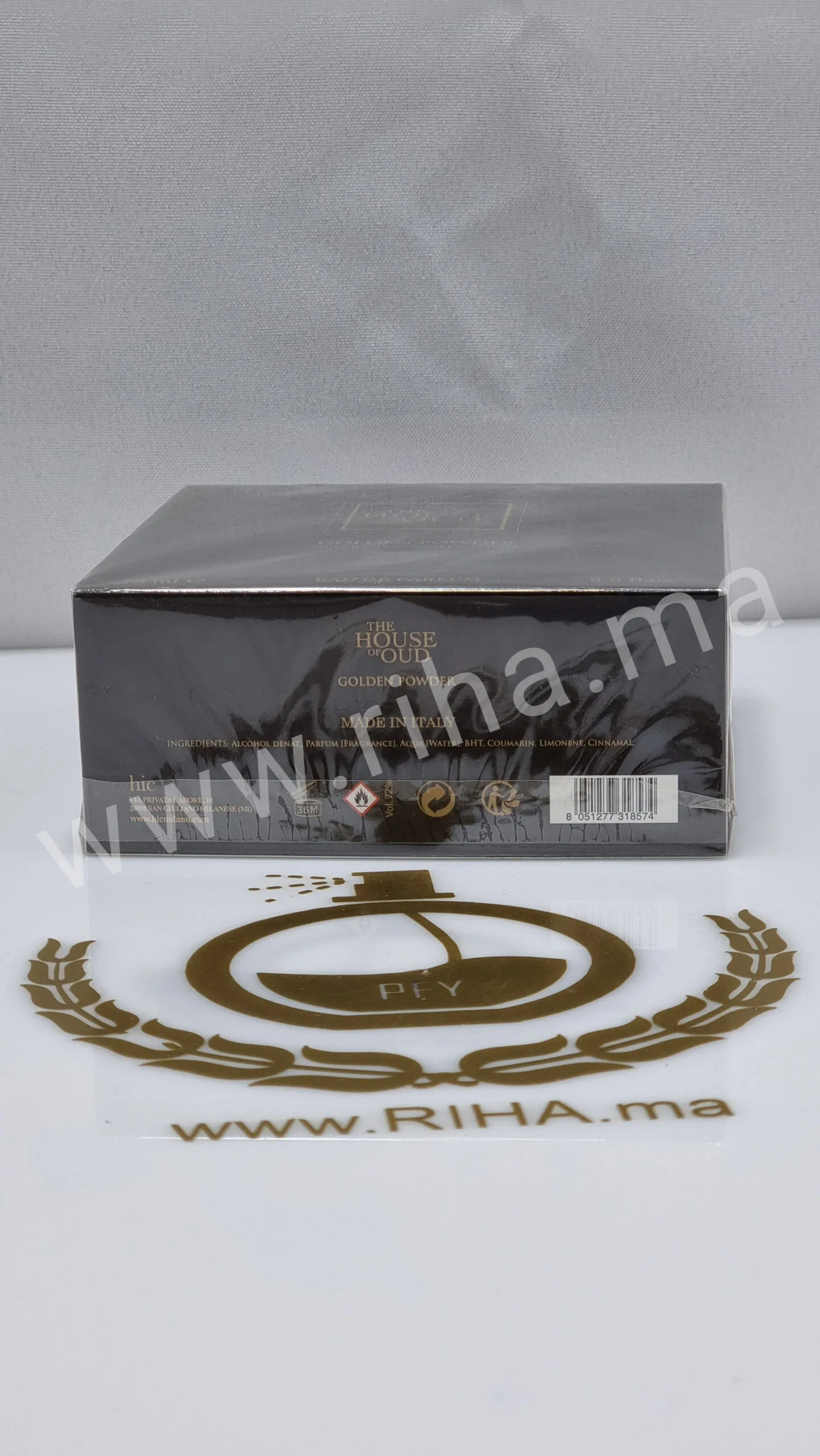 The House of Oud Golden Powder eau de parfum 75ml - parfum Maroc