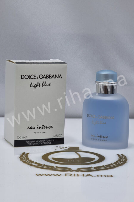 Tester Light Blue Eau Intense Dolce&Gabbana Pour Homme 100ml Authentic