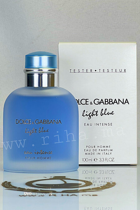 Tester Light Blue Eau Intense Dolce&Gabbana Pour Homme 100ml Authentic