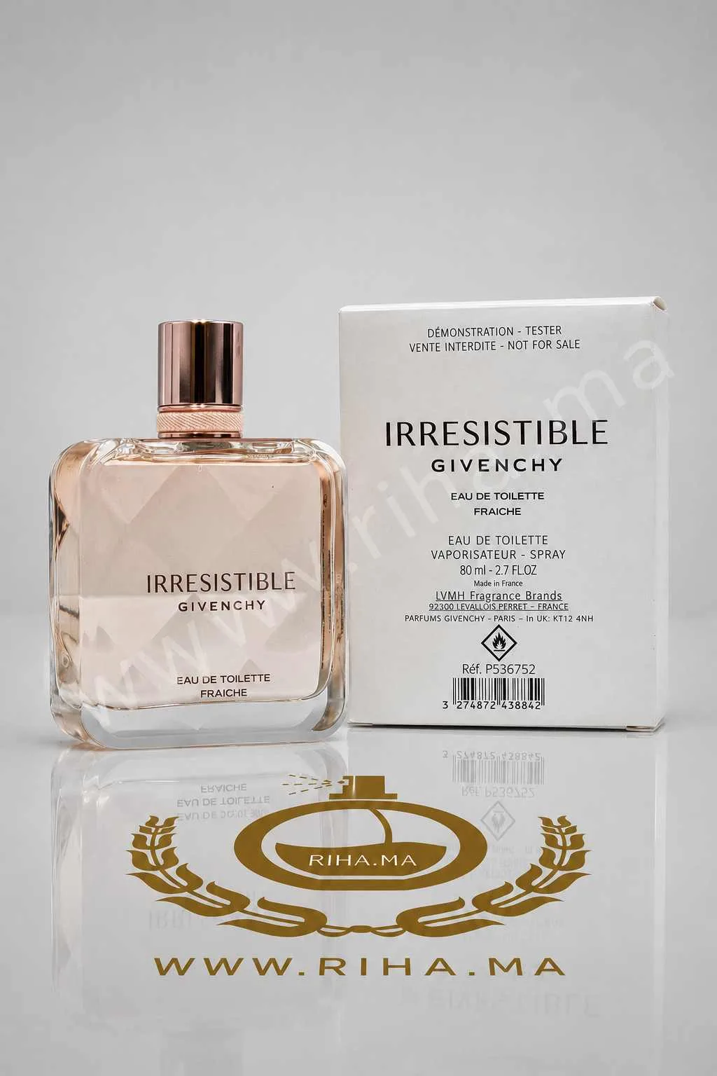 Tester Irresistible Givenchy Eau de Toilette Fraiche 80ml